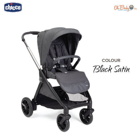 Chicco Bellagio Stroller | Dua Arah | Auto One-Touch Fold | 0–22kg | Waranti 1 Tahun