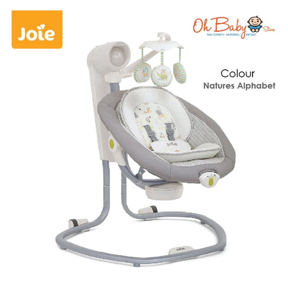 Joie serina™ Swivel Baby Swing | Multi-Direction Swing, Soothing & Comfortable | Newborn hingga 9kg | 2-Year Warranty