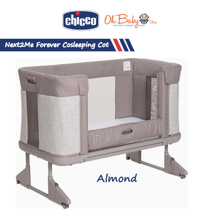 Chicco Next2Me Forever Baby Cot | 3-dalam-1 Co-Sleeper & Katil Bayi | 0–22kg | Waranti 1 Tahun