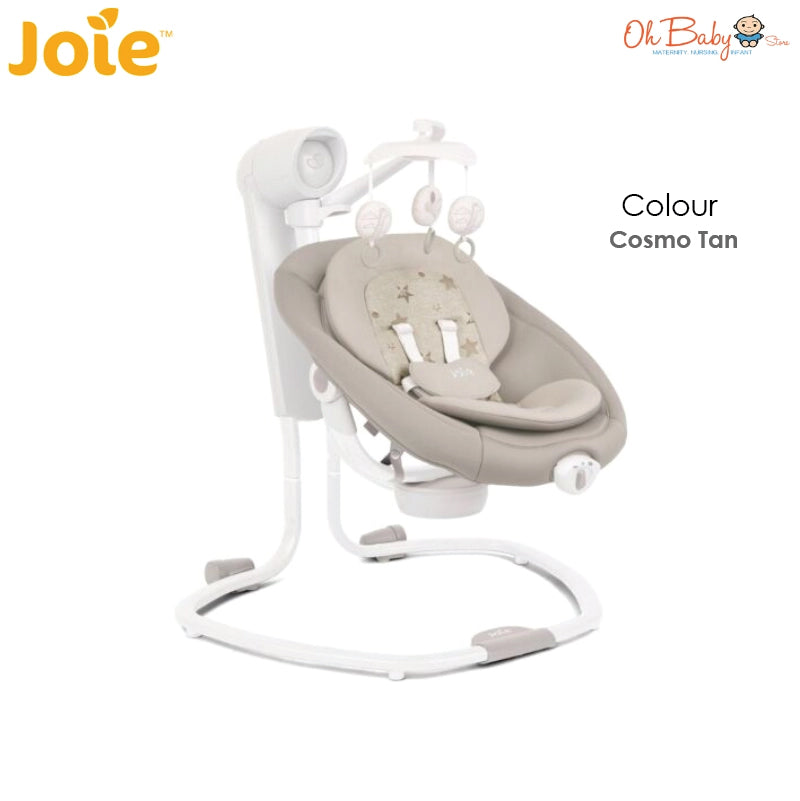 Joie serina™ Swivel Baby Swing | Multi-Direction Swing, Soothing & Comfortable | Newborn hingga 9kg | 2-Year Warranty