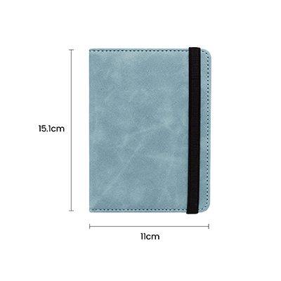 RFID Leather Travel Passport with Cards Holder