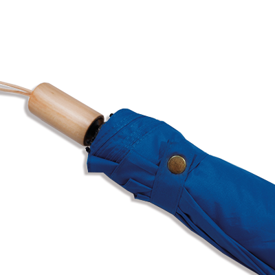 21'' 3 Fold Umbrella with Wooden Handle
