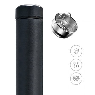 Premium Matt Stainless Steel Vacuum Thermos Flask - 480ml