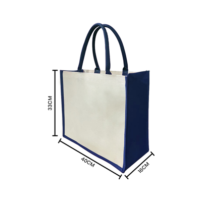 Colour Strip Laminated Canvas Bag - 10oz (400x330x160)