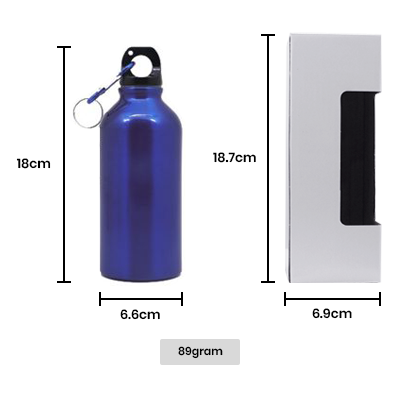 Aluminium Sports Bottle - 400ml
