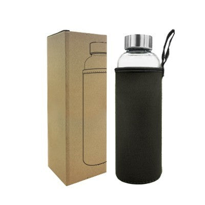 NEO Glass Bottle With Neoprene Pouch - 550ml