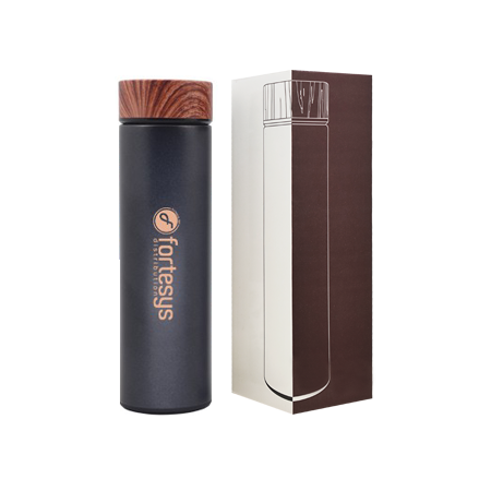 WOOD Premium Stainless Steel Thermos - 500ml
