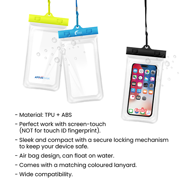 BEACH Air Cushion Waterproof Phone Pouch