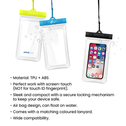 BEACH Air Cushion Waterproof Phone Pouch