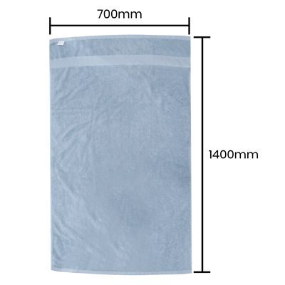 Full Cotton Bath Towel with Drawstring Pouch (1400x700) - 460g