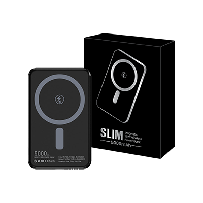 SLIM Magnetic 15W Wireless Power Bank - 5000mAh