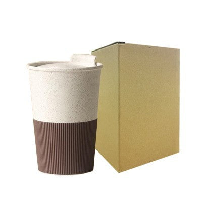LATTE Eco-Wheat Tumbler with Silicone Holder - 350ml