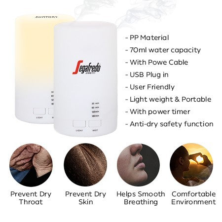 MIST Aromatherapy Humidifier Diffuser with LED