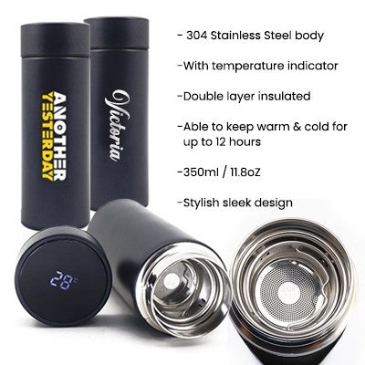 MINI SMART LED Premium Thermos Flask - 350ml