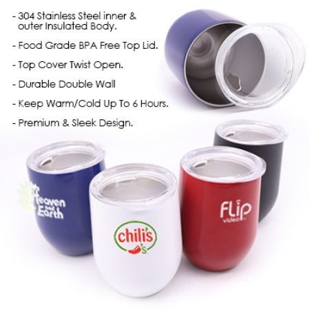 OVA Double Wall Stainless Steel Mug - 350ml
