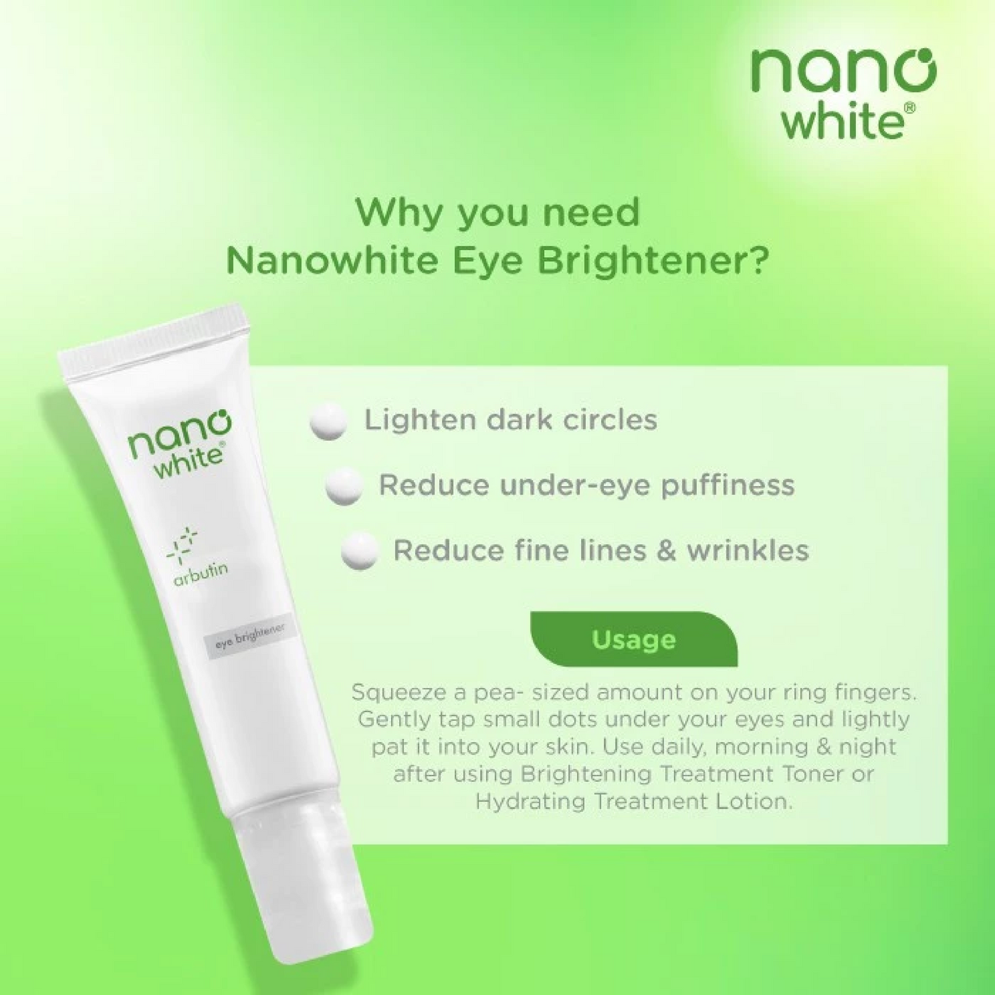 Pencerah Mata Nanowhite 15ml
