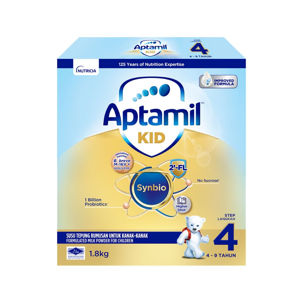 Aptamil KID Langkah 4 Formula Membesar 4-9 Tahun