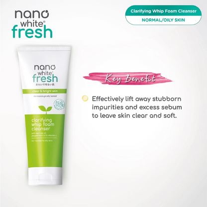 Pembersih Buih Whip Clarifying Fresh Nanowhite