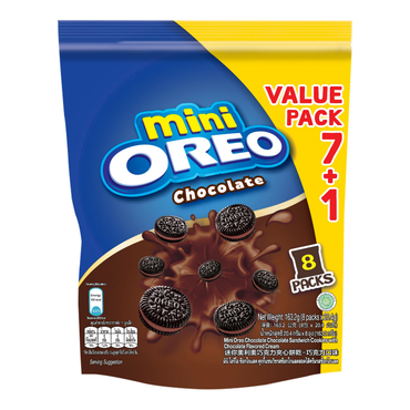 Biskut Mini Oreo Multipack 8x20.4G
