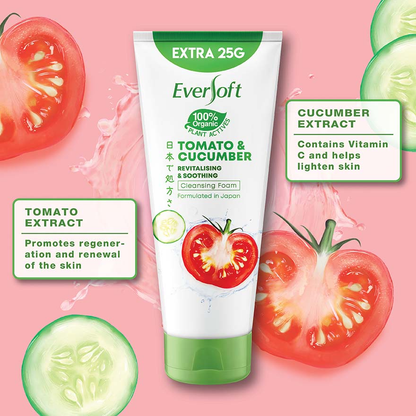 Eversoft Facial Cleanser Foam 195g