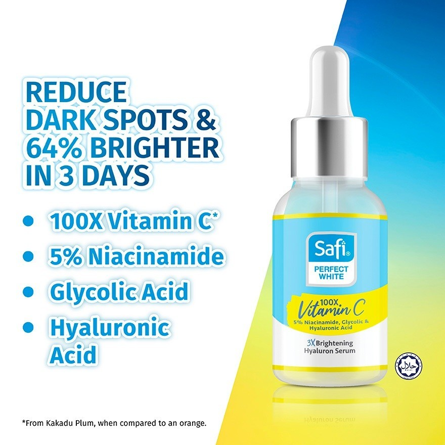 Safi Perfect White 3X Brightening Hyaluron Serum 30ml