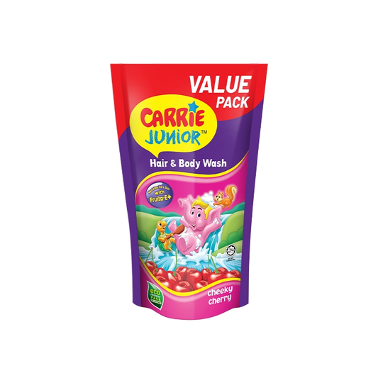 Pek Isi Semula Carrie Junior Hair &amp; Body Wash 500g