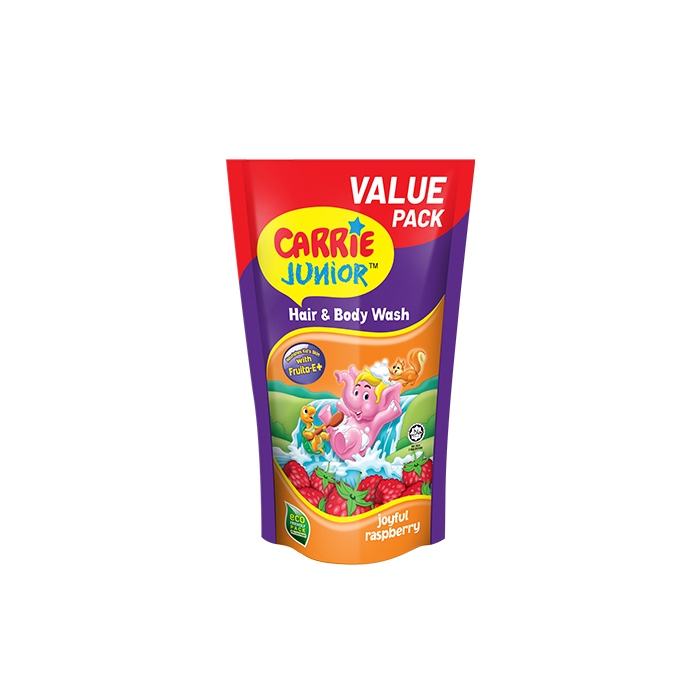 Pek Isi Semula Carrie Junior Hair &amp; Body Wash 500g