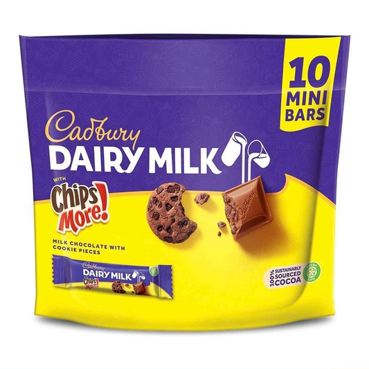 Cadbury Dairy Milk Chipsmore Chocolate Sharebag 125g