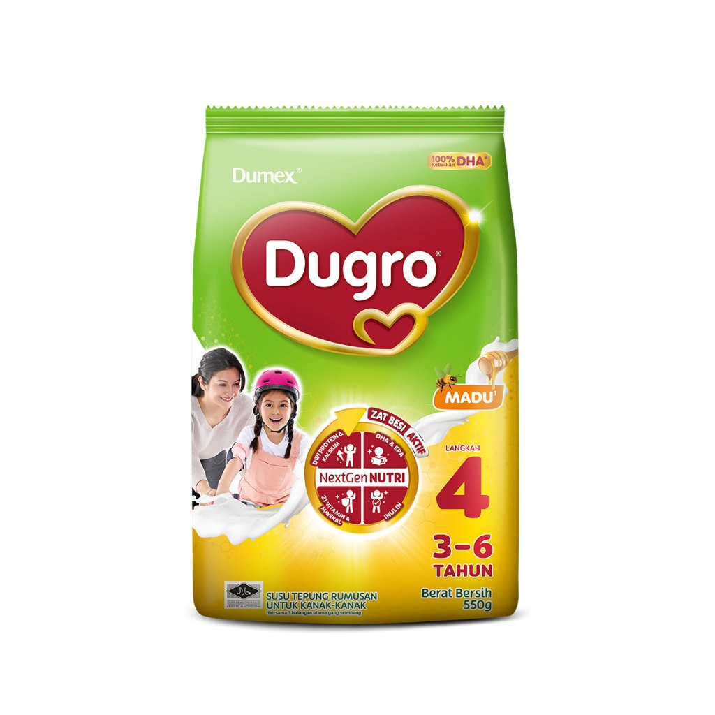 Dumex Dugro Step 4 Formula Pembesaran Madu 3-6 Tahun