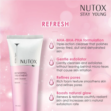 Pembersih Susu Rawatan Pembaharuan Nutox 100ml