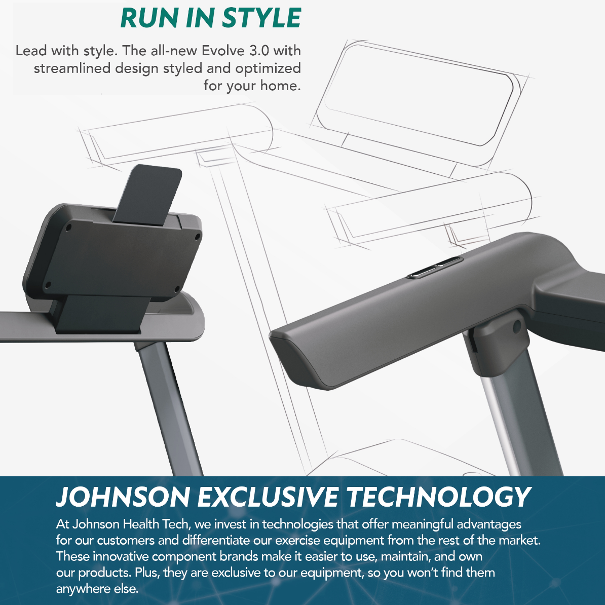 Johnson Fitness Horizon Evolve 3.0 Treadmill