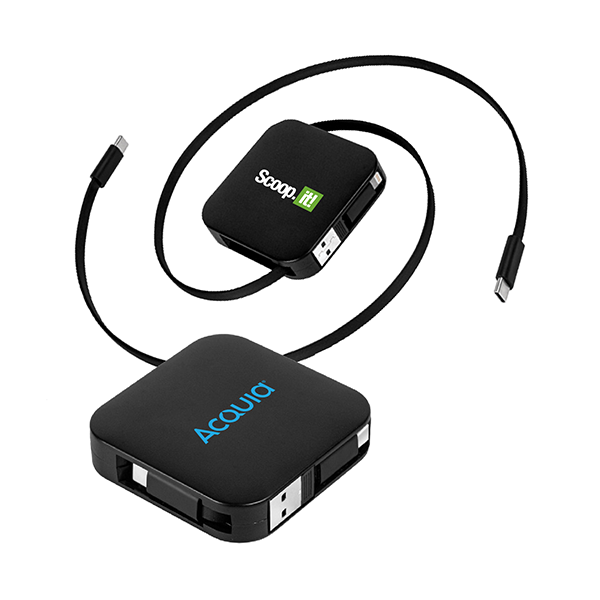 CUBE 5-in-1 Retractable USB Port – AliX365.asia