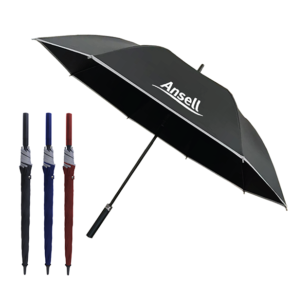 27" Auto-Open Inner Black Coated Reflective Strip Color Handle