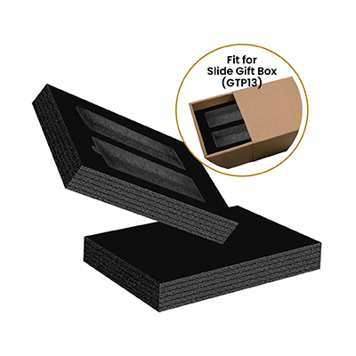 Black Velvet EPE Foam for Slide Gift Box