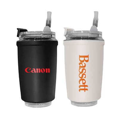 MOFI Stainless Steel Tumbler with Straw – 380ml