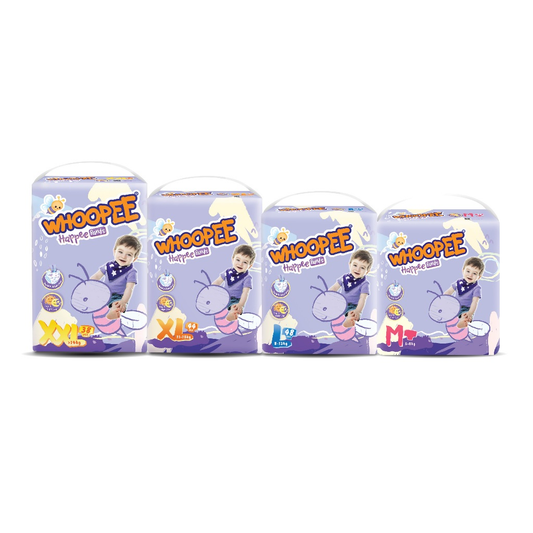 Whoopee Mega Pants Diapers Baby (1 Carton)