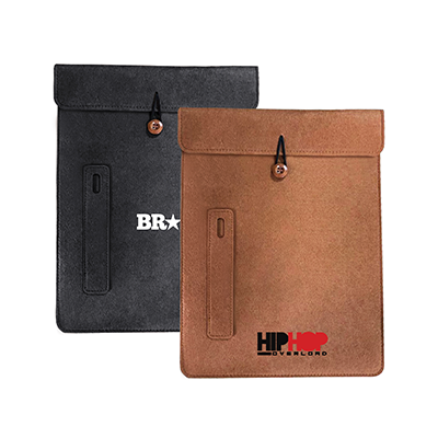 15.4″ Felt Tablet Document Sleeve with Pen Holder