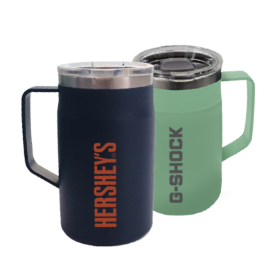 LOCK Stainless Steel Mug with Cover - 650ml