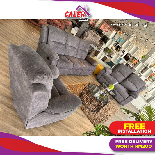 Cozy 1+2+3 Fabric Sofa Set