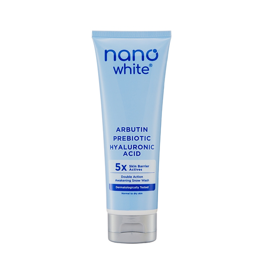 Nanowhite Double Action Awakening Snow Wash Cleanser 100ml