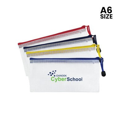 PVC Transparent Netting Pouch - A6 Size