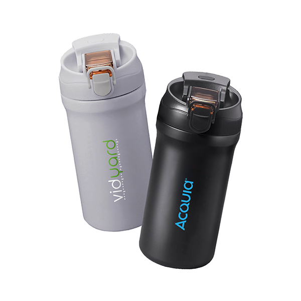 LINK Dual Lid 316 S.Steel Bottle with Straw - 600ml