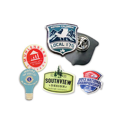 Custom Made Epoxy Collar Pin