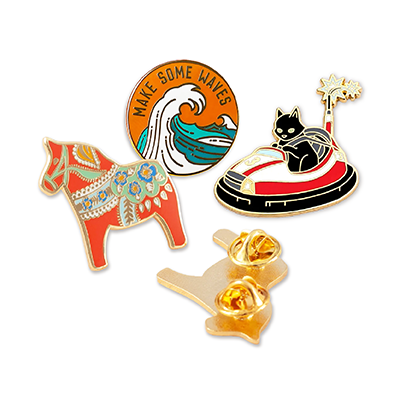 Custom Made Hard Enamel Collar Pin