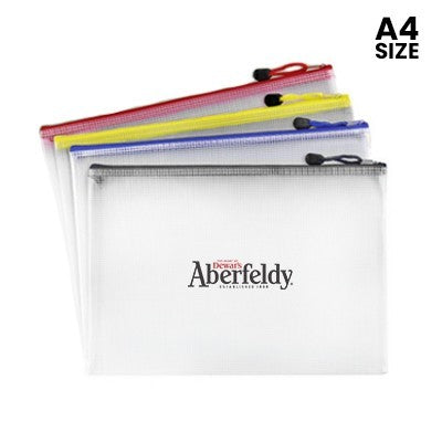 PVC Transparent Netting Pouch - A4 Size