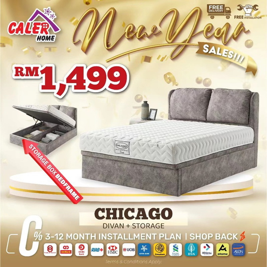Chigago Storage Bed Frame