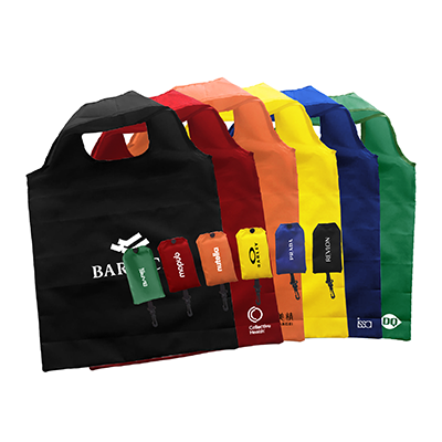 EASY Foldable Nylon Shopping Bag with Hook