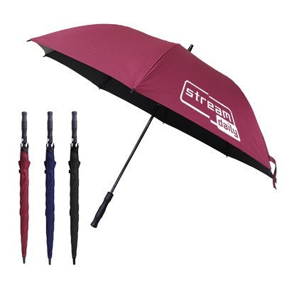 27" Auto-Open Inner Black Coated Quality Golf Big Umbrella
