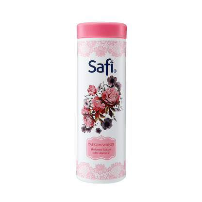 Talkum Perfumed Safi dengan Vitamin E