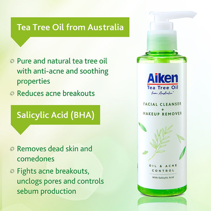 Aiken Tea Tree Oil Cleanser &amp; Makeup Remover 150ml